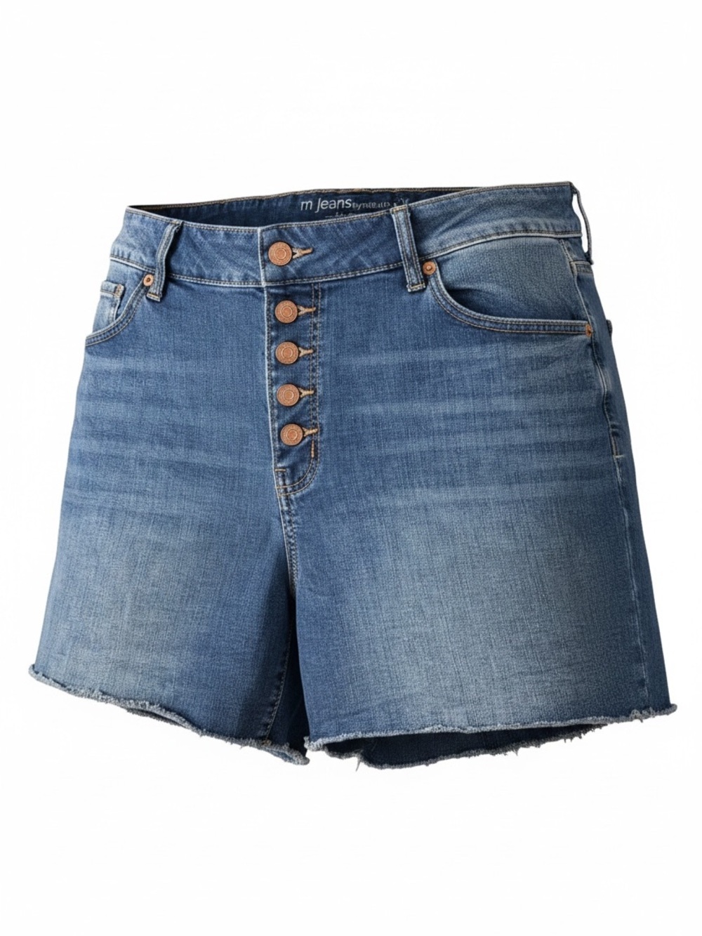 Maurice’s High-Rise Button-Fly Denim Shorts beach summer flannel plus size 20 W